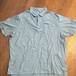 George George Light Blue Striped Polo Shirt